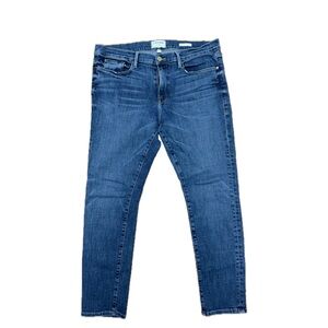 Frame Denim “Le Garçon” Jeans in Goldwyn Wash